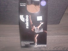 RainboUltimate Performance Figure Skating Over The Boot Tights Tan Women Small