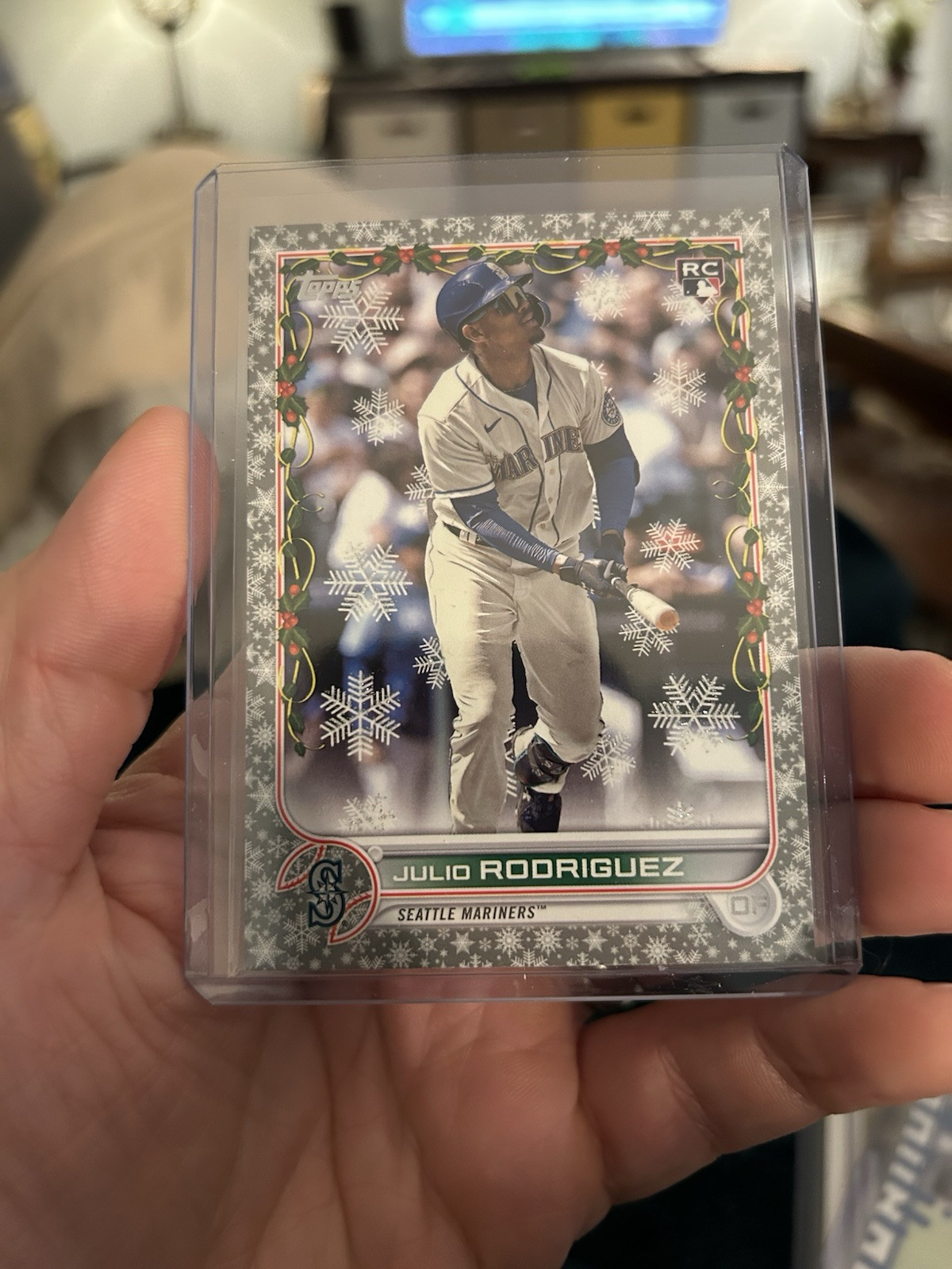 2022 Topps Holiday - Metallic #HW44 Julio Rodriguez (RC)