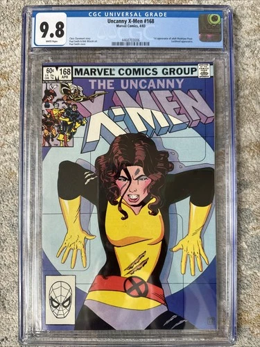 UNCANNY X-MEN #168 (Marvel Comics, 1983) CGC Graded 9.8 ~ WHITE Pages