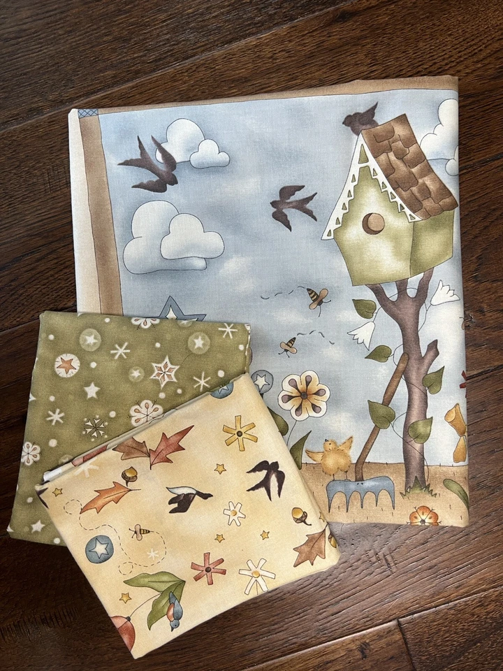 IT'S ELEMENTARY by Jacqueline Paton Red Rooster Panel 23”x44” Two Fat Quarters - Image 2 of 4