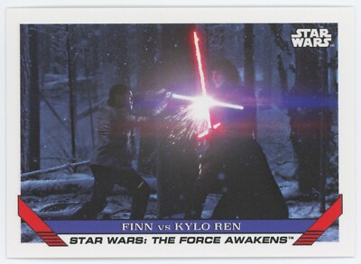 FINN vs. KYLO REN 2023 Topps Throwback Thursday Star Wars Edition #75 - PR 1083
