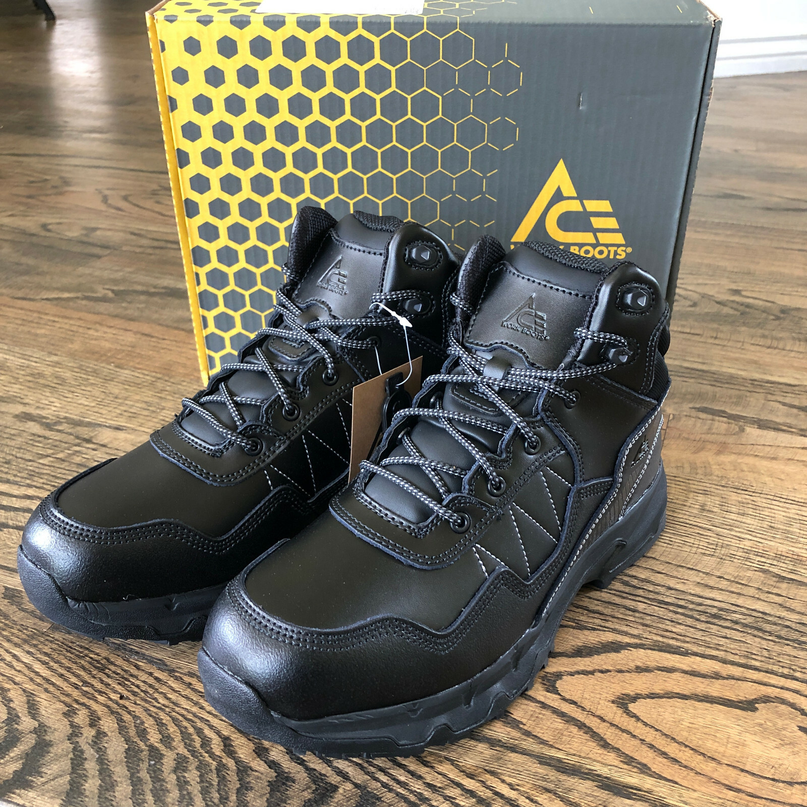 Shoes For Crews Unisex Black Piston Mid 