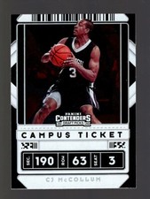2020-21 CONTENDERS CAMPUS TICKET #41 CJ McCOLLUM PORTLAND TRAIL BLAZERS