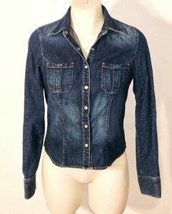 guess denim shirt womens
