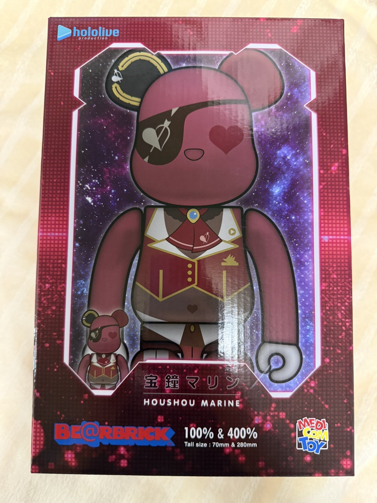 hololive houshou marine hololive × BE@RBRICK 宝鐘マリン 100％＆400％