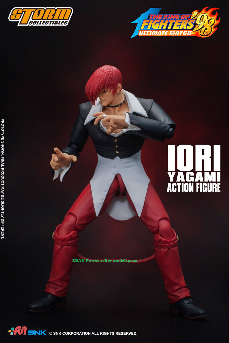 1/12 Storm Toys King of Fighters 98 Crazy Iori Yagami OROCHI Male Action  Figure