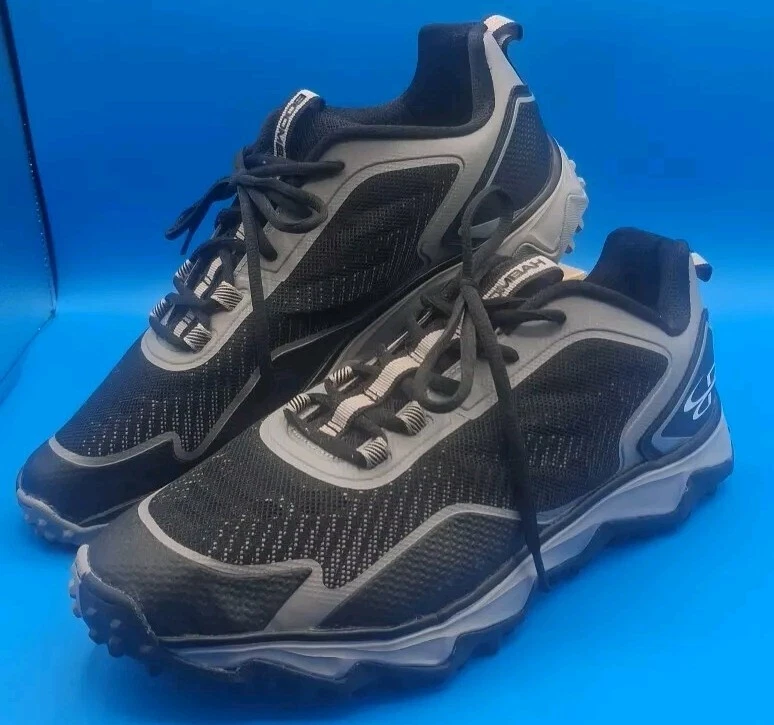 Boombah Бейсбол Софтбол Газон Обувь Черный/Серый BM17103 Мужской 14 Б/у Большой конд - Изображение 2 из 4