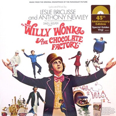 WILLY WONKA & THE CHOCOLATE FACTORY - OST - LP - 45TH - GOLDEN VINYL - BRAND NEW