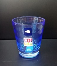 6 Bicchieri Vetro colore Blu modello Wave Leonardo Sconto 50 %