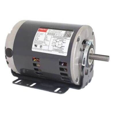 Dayton 3K617bg Split-Phase Belt Drive Motor, 3/4 Hp, 56H Frame, 115/208-230V Ac