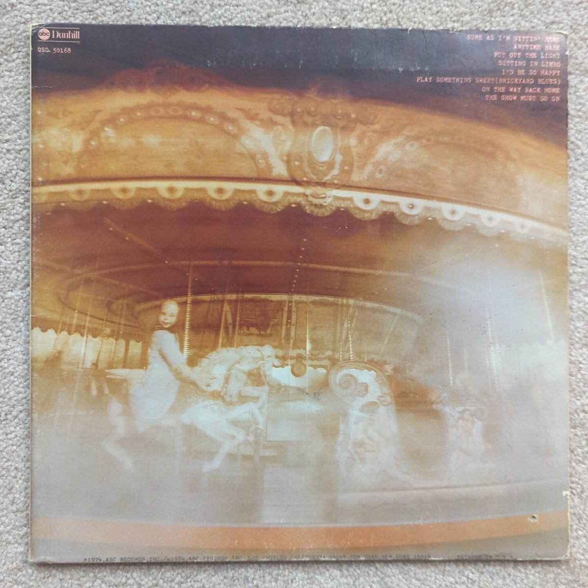 THREE DOG NIGHT HARD LABOR Vinyl Record LP Orig Uncensored Banned