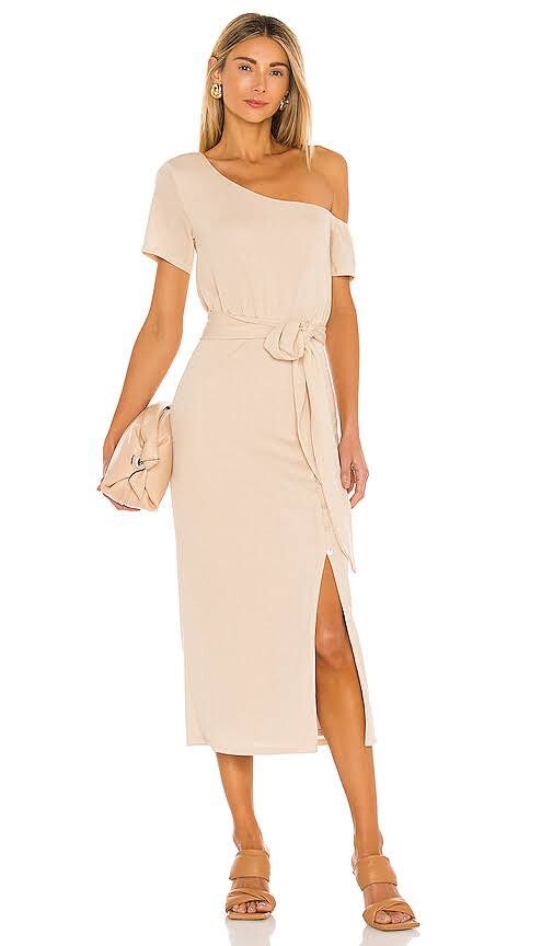 privacy please midi dress Privacy Please Eden asymmetrical Knit Midi Dress In Natural Tan $138 NWT Sz  XS