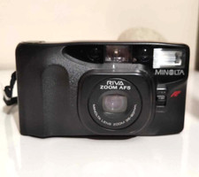 Appareil photo argentique vintage 35 mm Minolta Riva Zoom AF5 1970