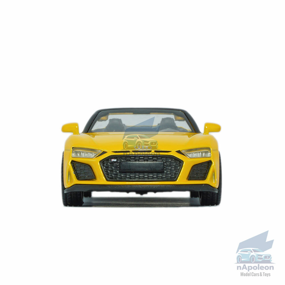 AUDI R8 Spyder V10 (イエロー)ミニカー AUDI R8 Spyder V10 (イエロー