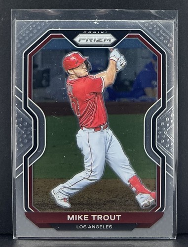 2021 Panini Prizm Mike Trout #173 Los Angeles Angels