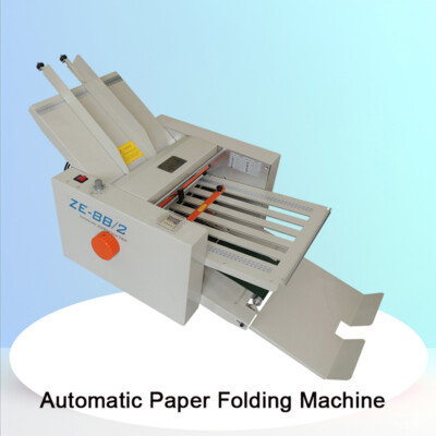 ZE-8/B4 Automatic Paper pamphlet Booklet Folding Machine Office Commercial Use