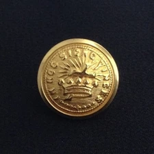 Knights Templar Uniform Button - Small - Gold (KTB-Gsm)