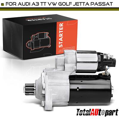 Starter Motor for Audi A3 TT Volkswagen GTI Jetta Beetle 1.1 kW 12 Volt CCW 11T