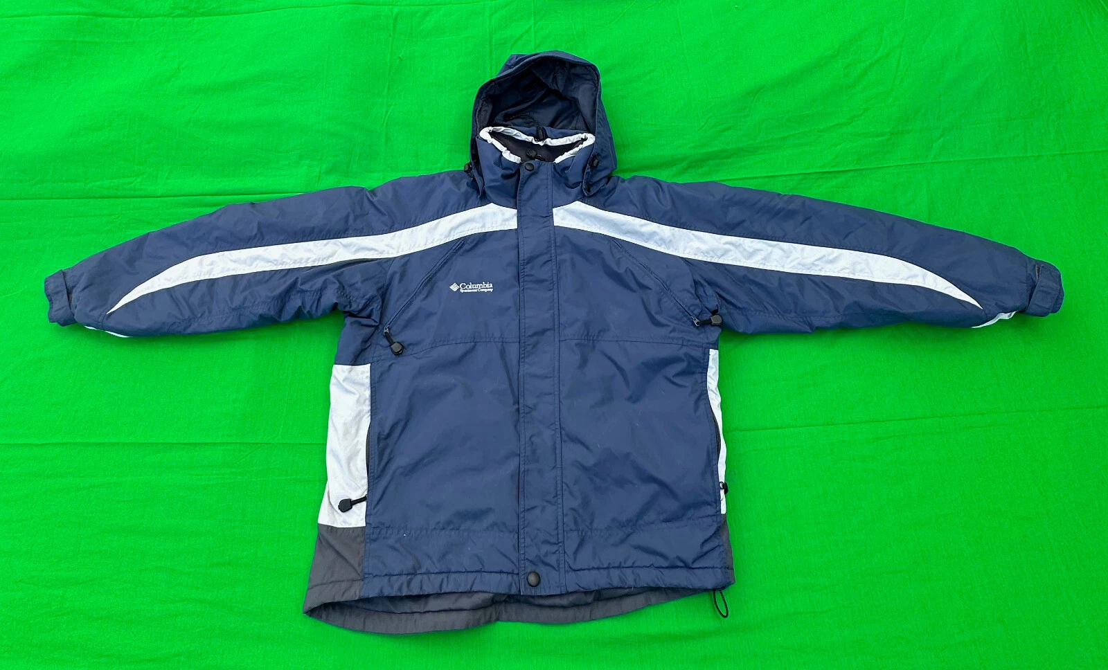 Vintage Columbia Men's Snowboard Winter Hooded Jacket Size L.