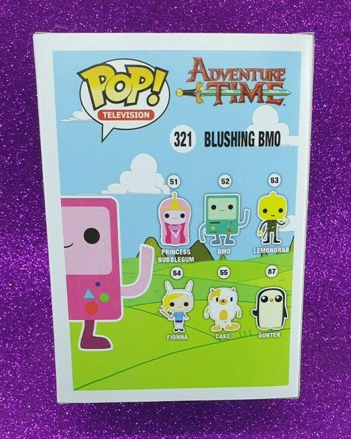 FUNKO POP TELEVISION ADVENTURE TIME #321 BLUSHING BMO VAULTED