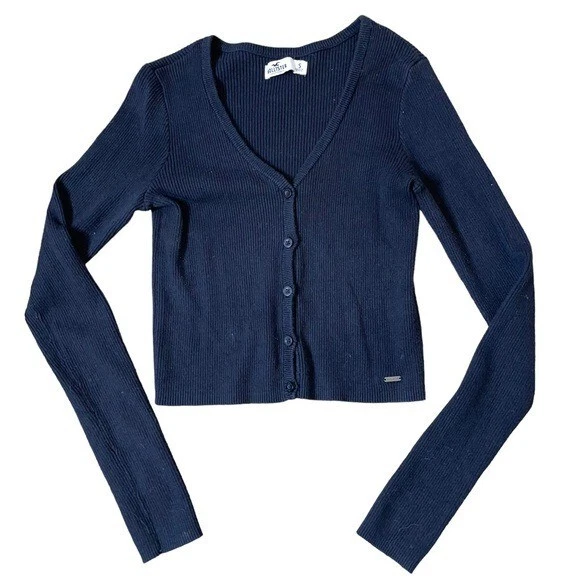 Hollister black store cardigan