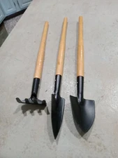3 Mini Garden Tool Set Trowel Shovel Rake Succulent Terrarium Gardening Tools