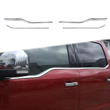 4pcs Lr Chrome Window Molding Bottom Sill Trim Strip For Ford F150 2015-2020 Us