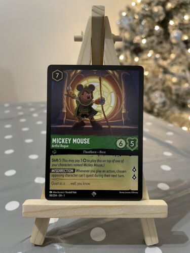 Lorcana (First Chapter) - Mickey Mouse Artful Rogue - 88/204 - SR - (Mint) - Picture 1 of 3
