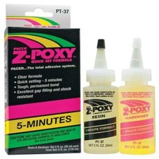 Zap PT37 Adhesives Z-Poxy 5-Minute Resin  Hardener 4 Oz Set Glue