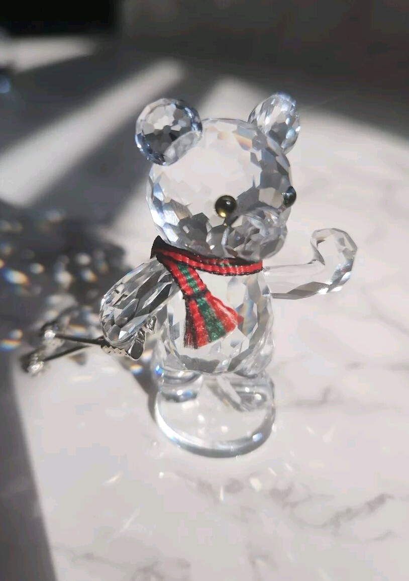 スワロフスキー　クリスベア　置物　熊　スキー　 swarovski 管mpr Swarovski クリスベア スキー スワロフスキー クリスベア 置物 熊