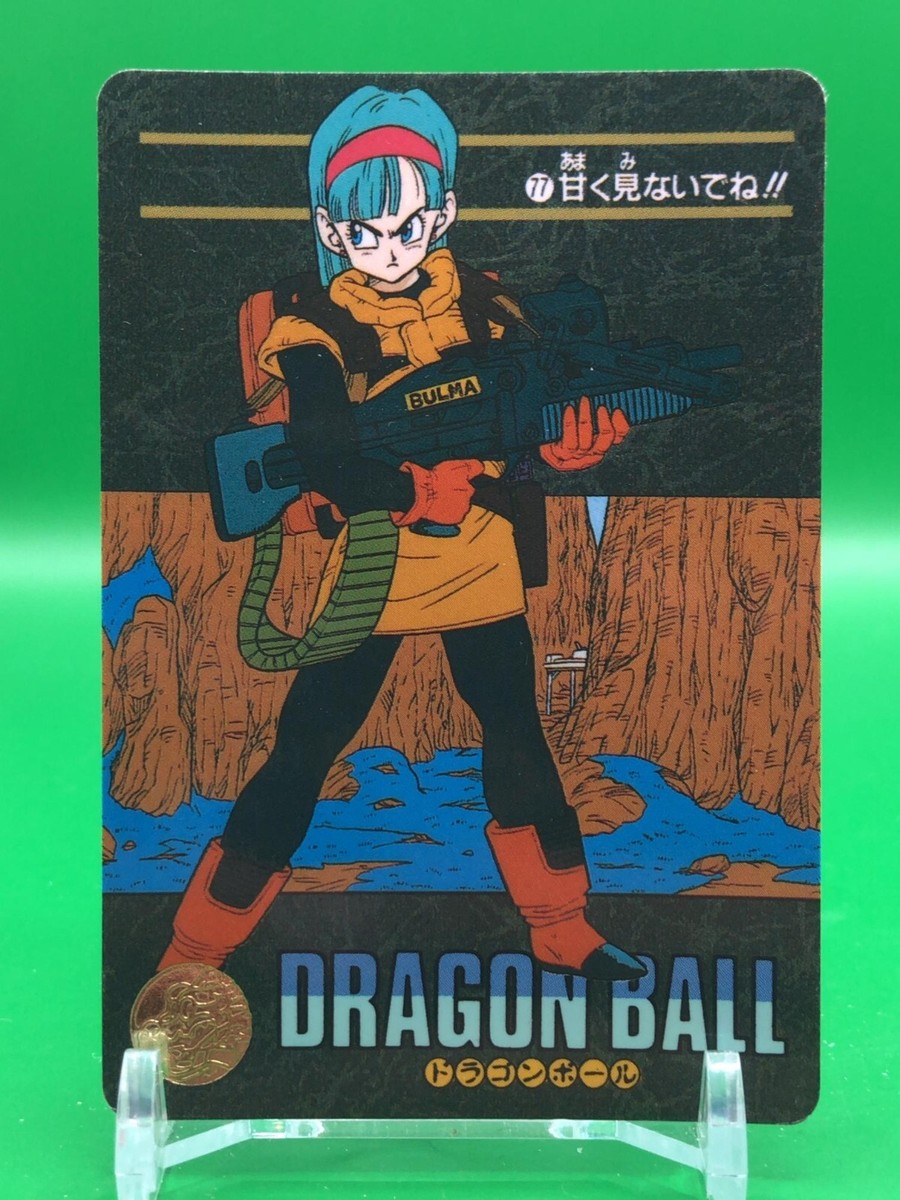 1991 BANDAI DRAGON BALL トレーディングカード #2 Bulma Dragon Ball 77 Card Carddass Bandai 1991 Japanese | eBay