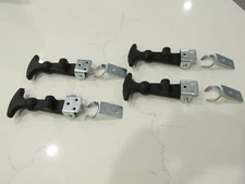 Universal Rubber hold down latch kit, battery box tray, truck hood RV 