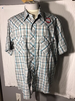 New  Wrangler Wester Fashion Snap Shirt Size 2XL