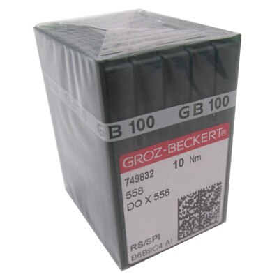 100PCS Groz-Beckert DOX558 Needle FOR ADLER 558 BROTHER B980 B981 JUKI MEB-3200
