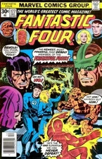 FANTASTIC FOUR #177 VG/F, George Perez art, Marvel Comics 1976 Stock Image
