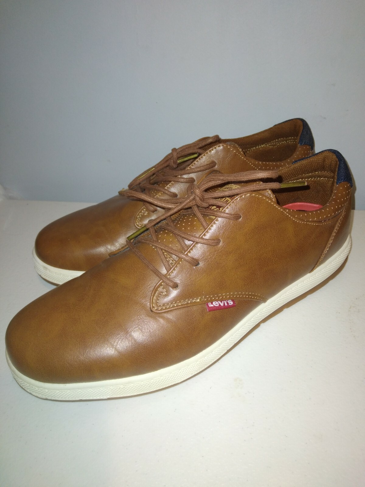 Levi's Mens Alpine Tumbled Stacked Synthetic Leather … Gem