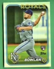 JONATHAN BOWLAN 2024 TOPPS SERIES 2 RAINBOW FOIL ROOKIE KANSAS CITY ROYALS