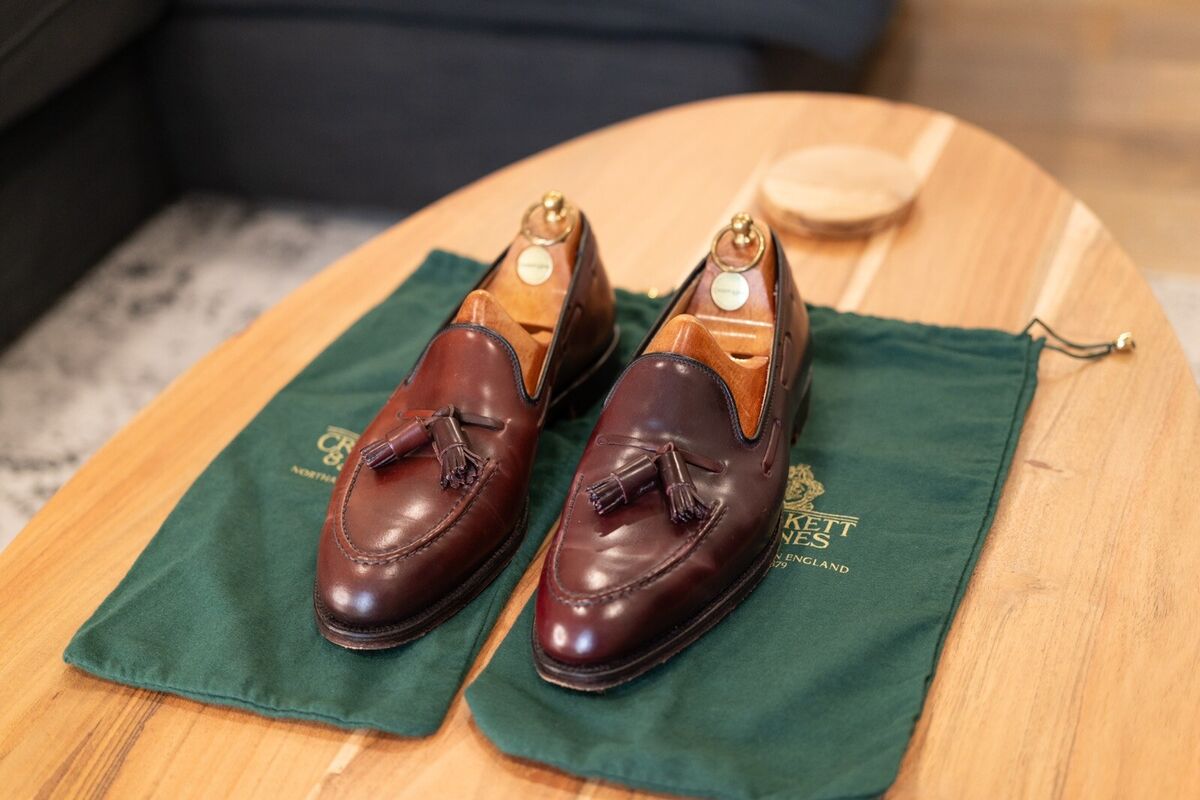 Crockett & Jones Burgundy Cordovan Cavendish 2 Tassel Crockett & Jones Burgundy Cordovan Cavendish 2 Tassel