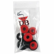 Dimebag Hardware BUSHING REBUILD KIT for 2 Skateboard Trucks RED 95A