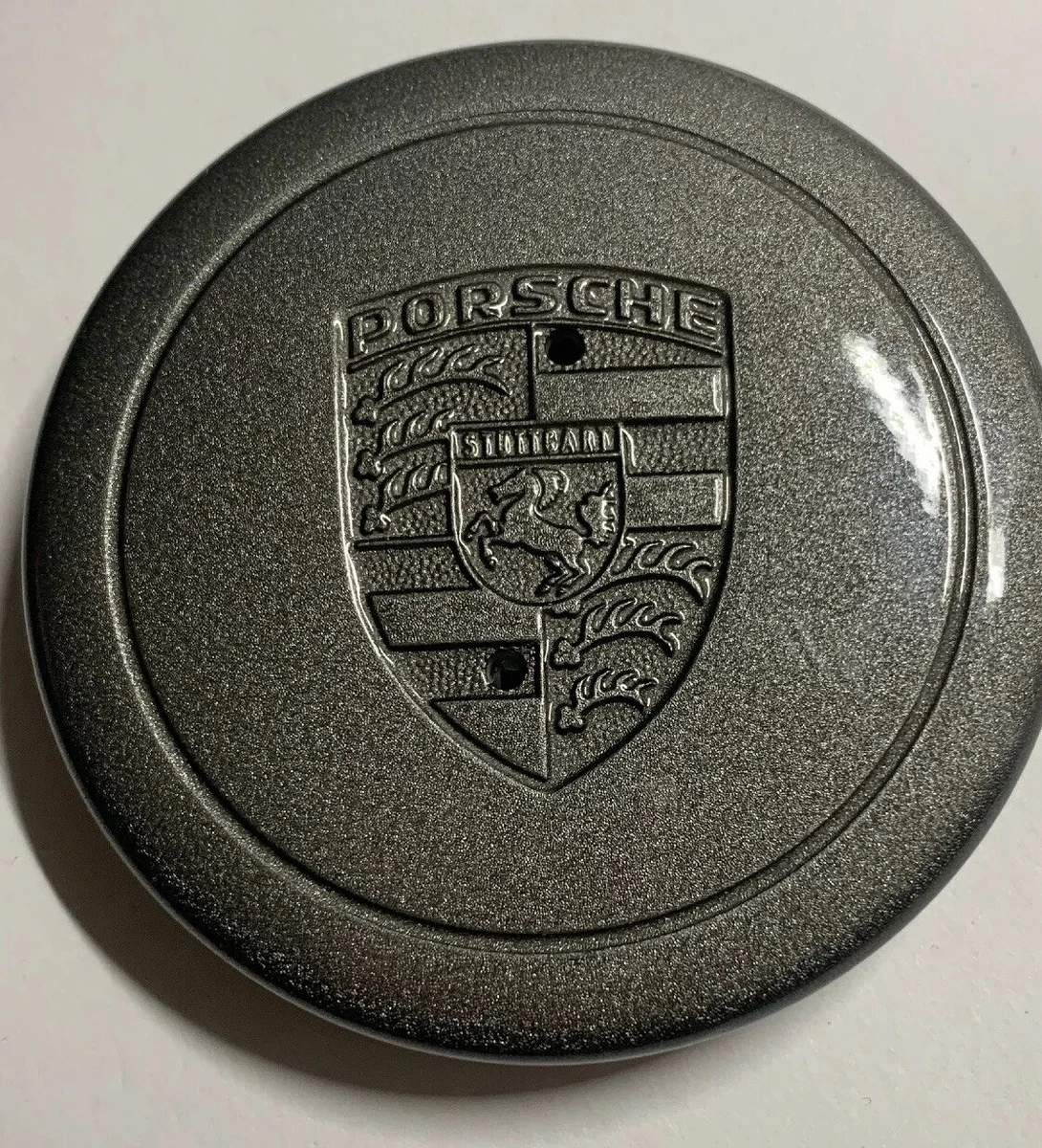 Porsche Wheel Center Cap Original Late Fuchs 930 911 Metallic charcoal grey