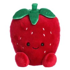 Aurora - Palm Pals Party Sized - 7" Juicy Strawberry Adorable Stuffed Animal