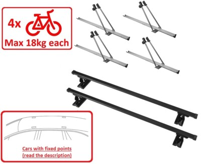 Set Roof Rack Bike Racks for Bikes M015/130 For Peugeot 607