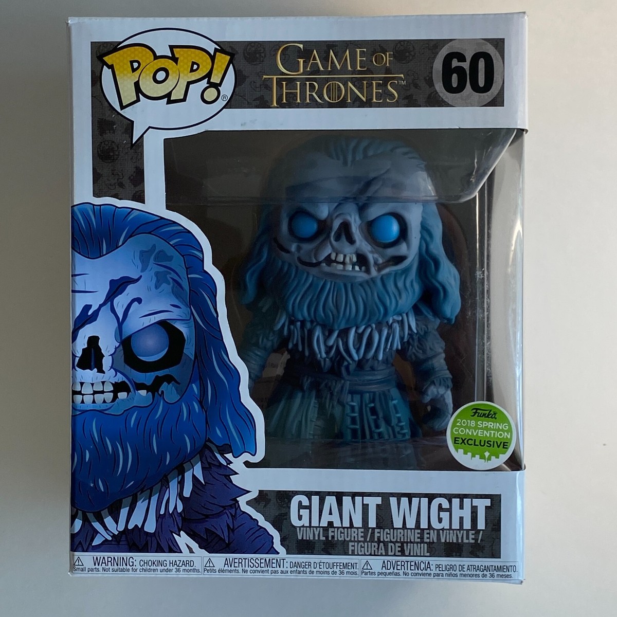 Funko Pop! Game Of Thrones #60 Giant Wight 2018 ECCC Exclusive 6 