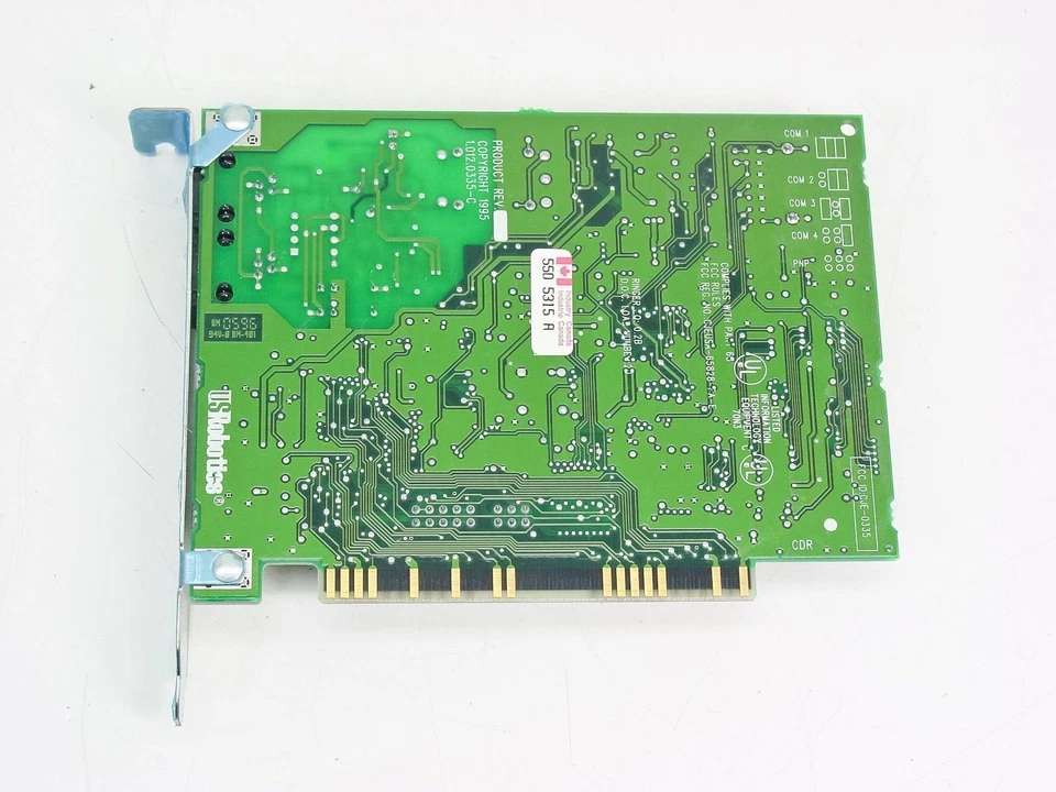 US Robotics 00084001 33.6 kbps Sportster Faxmodem - 1.012.0335-B - WITH JUMPERS - Image 2 of 4