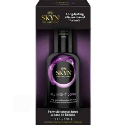 Lifestyles SKYN All Night Long Lasting Silicone Based Personal Lubricant 2.7 oz
