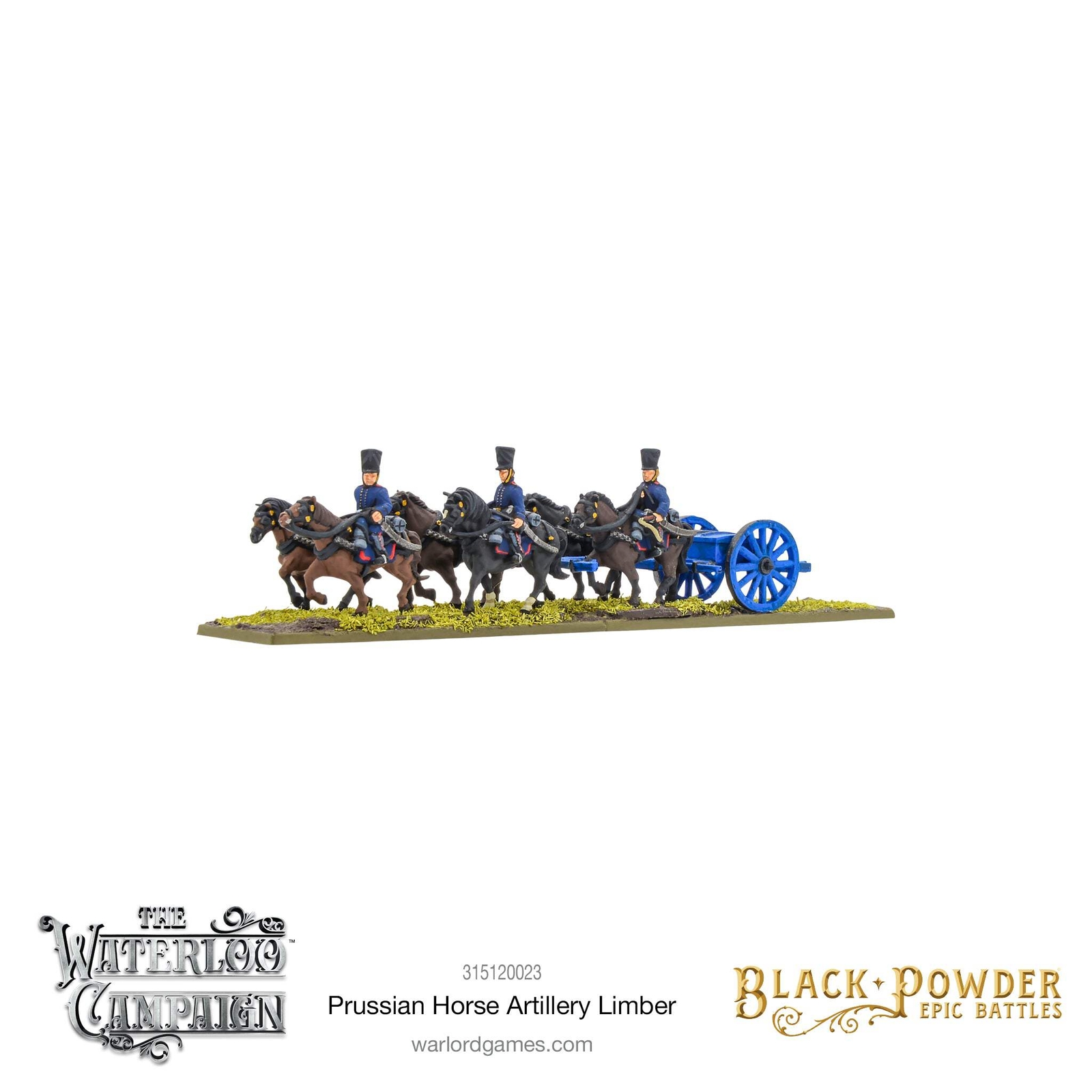 Black Powder Epic Battles: Napoleonic Prussian Horse Artillery Limber - Warlord