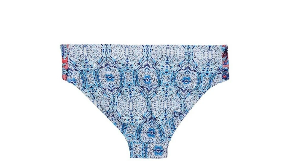 Parte inferior de bikini Seafolly para niñas y niñas Boho Tile talla 10 Y (Big Kid) 150049 Foto 2 de 2