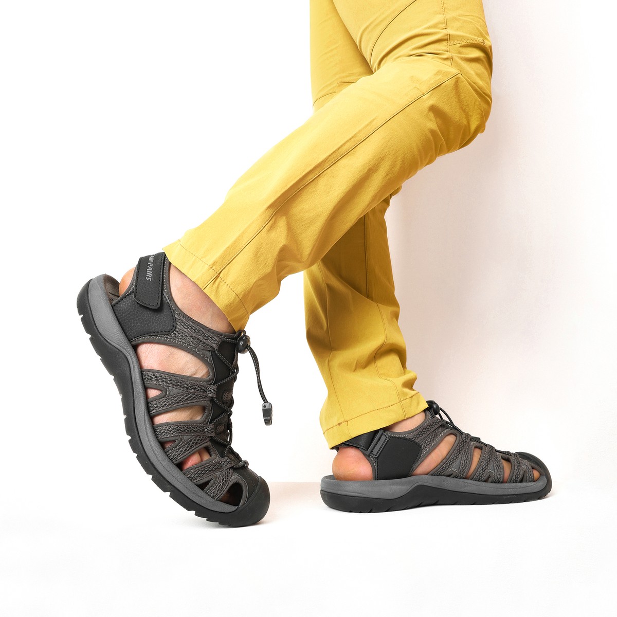 Mens Fisherman Sports Sandals Beach Athletic Sandals Hiking 