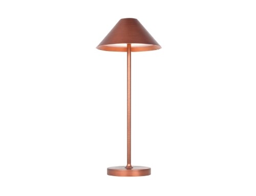 Kon.El.Co. Liberty Rame: Lampada Tavolo Professionale Ricaricabile