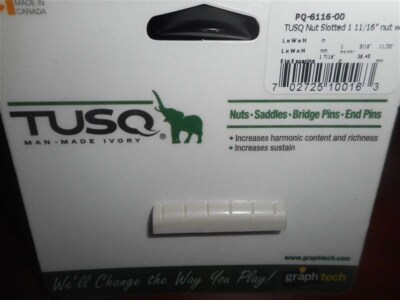 NEW Graph Tech PQ-6116-00 1-11/16'' Slotted Guitar Nut - TUSQ
